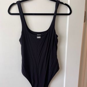 KITH LOGO BLACK BODYSUIT